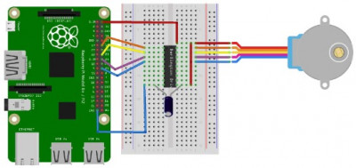 подключение Raspberry Pi к микросхеме ULN2803