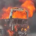 Появилось видео, как в Подмосковье горит пассажирский автобус – Газета.Ru | Новости